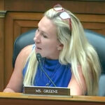 Representative Marjorie Taylor Greene (R-Ga.) and Representative Jasmine Crockett (D-Tex.) engage in heated exchange during House Oversight Committee hearing