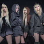 aespa Armageddon album art, showcasing the group in a futuristic concept for their new song Armageddon