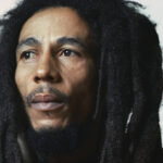 Bob Marley performing, capturing the essence of the artist behind the iconic 'Three Little Birds' song and its message of peace and optimism.