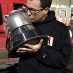 Justin Harriman Beanpot Trophy Northeastern Hockey Fan