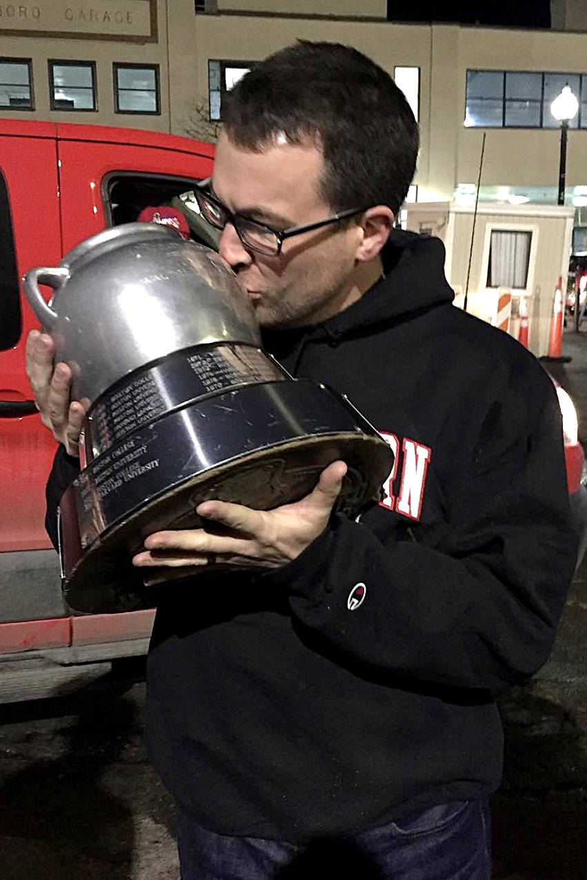 Justin Harriman Beanpot Trophy Northeastern Hockey Fan
