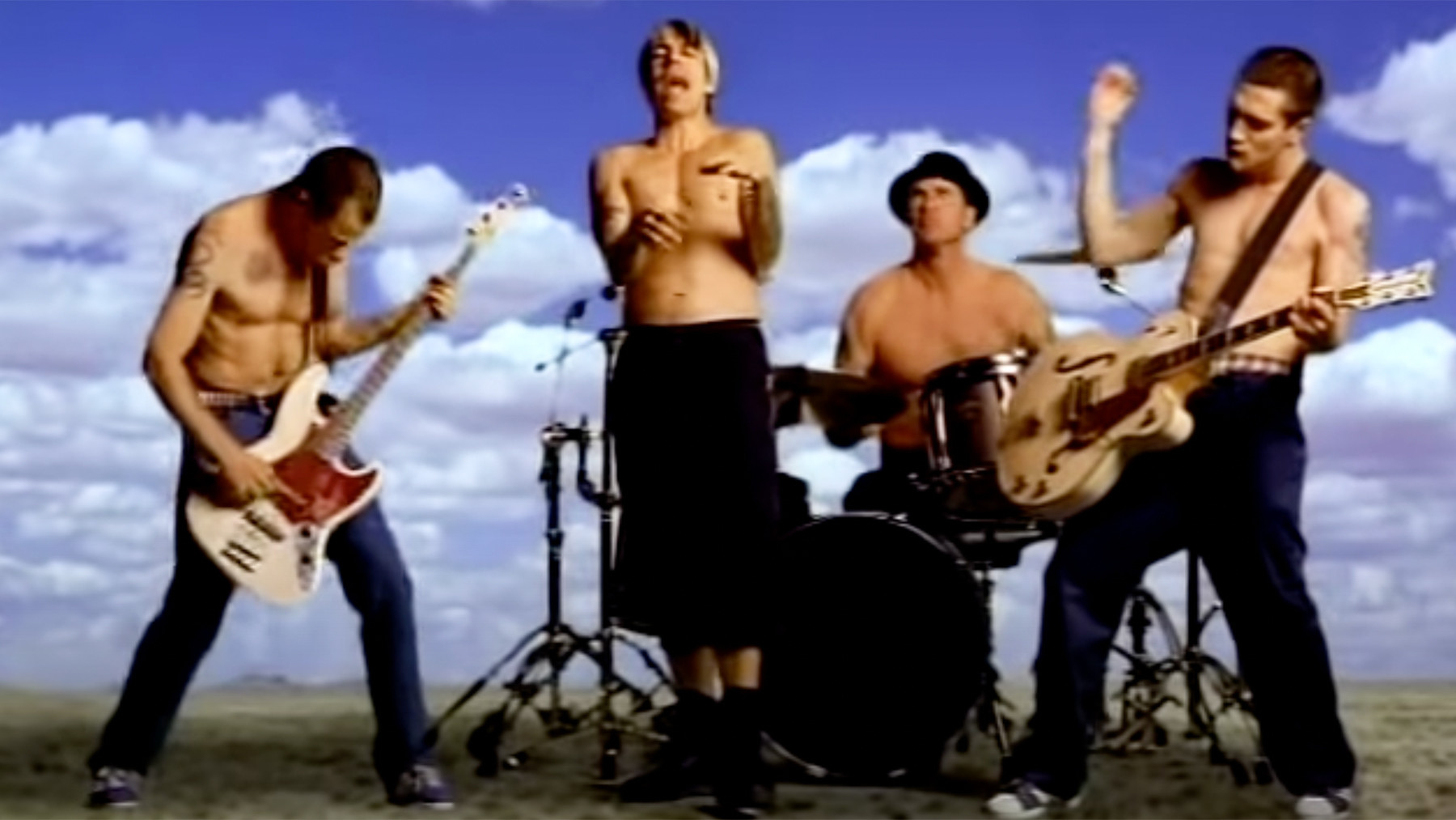 Red Hot Chili Peppers performing 'Californication' in concert