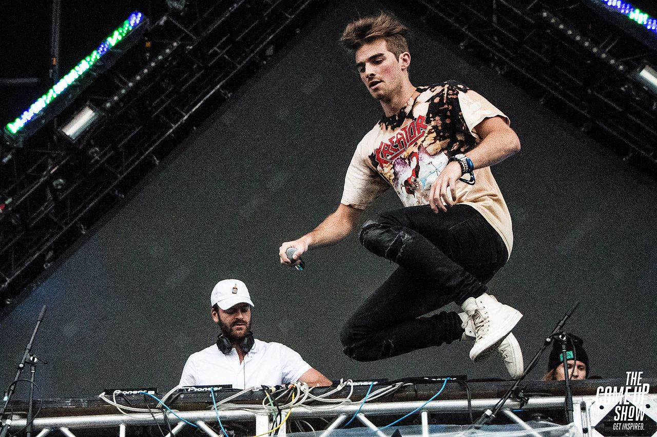 The Chainsmokers performing at VELD Music Festival in 2016